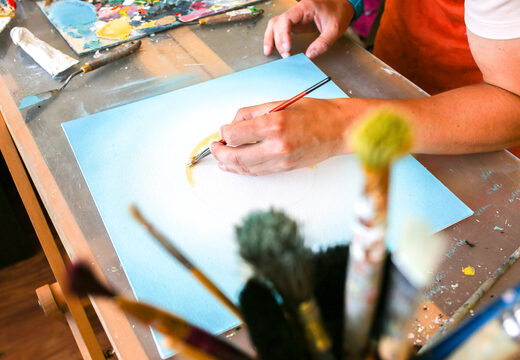 SM Senior Home Services, custom crafts and murals, part of What we do