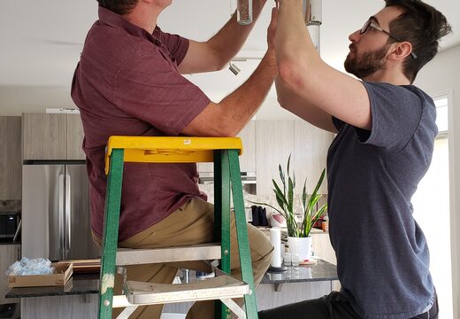 SM Senior Home Services, lighting improvements, part of Electrical