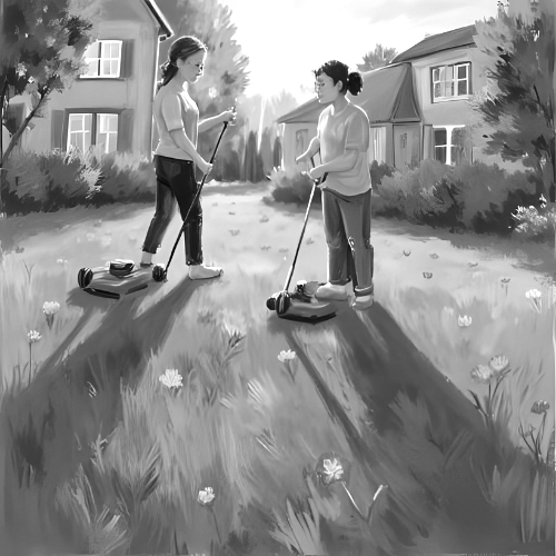 Lawn care illustration
