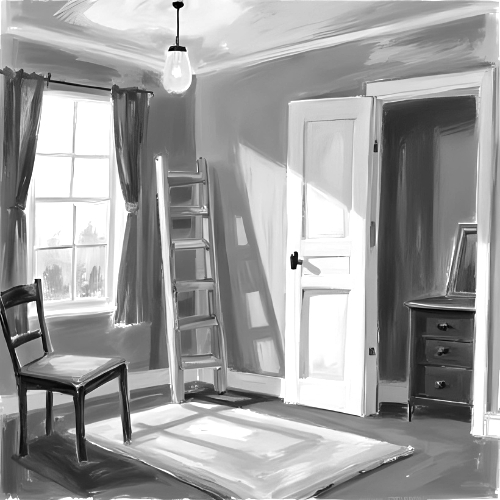 Tidy living room illustration